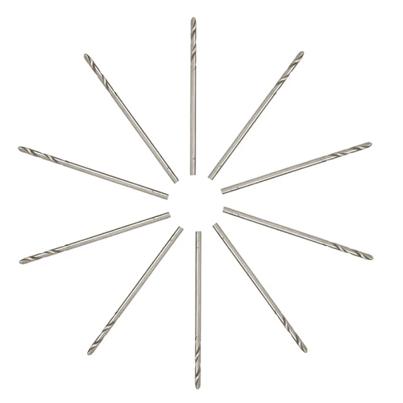 10 шт./лот высокоскоростные мини сверла из быстрорежущей стали с прямым