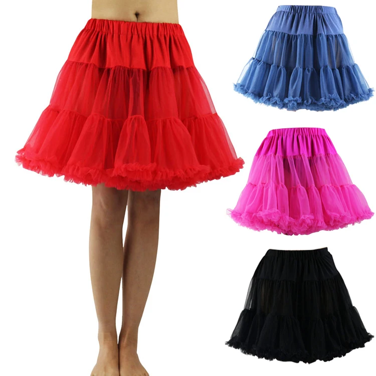 Женская шифоновая юбка пачка пышная короткая бальная с оборками свадебные