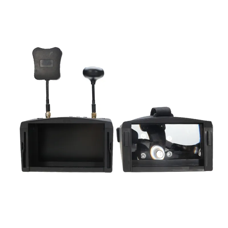 В наличии EV800D 5 8G 40CH очки разнообразия FPV дюймов 800*480 видеогарнитура HD DVR