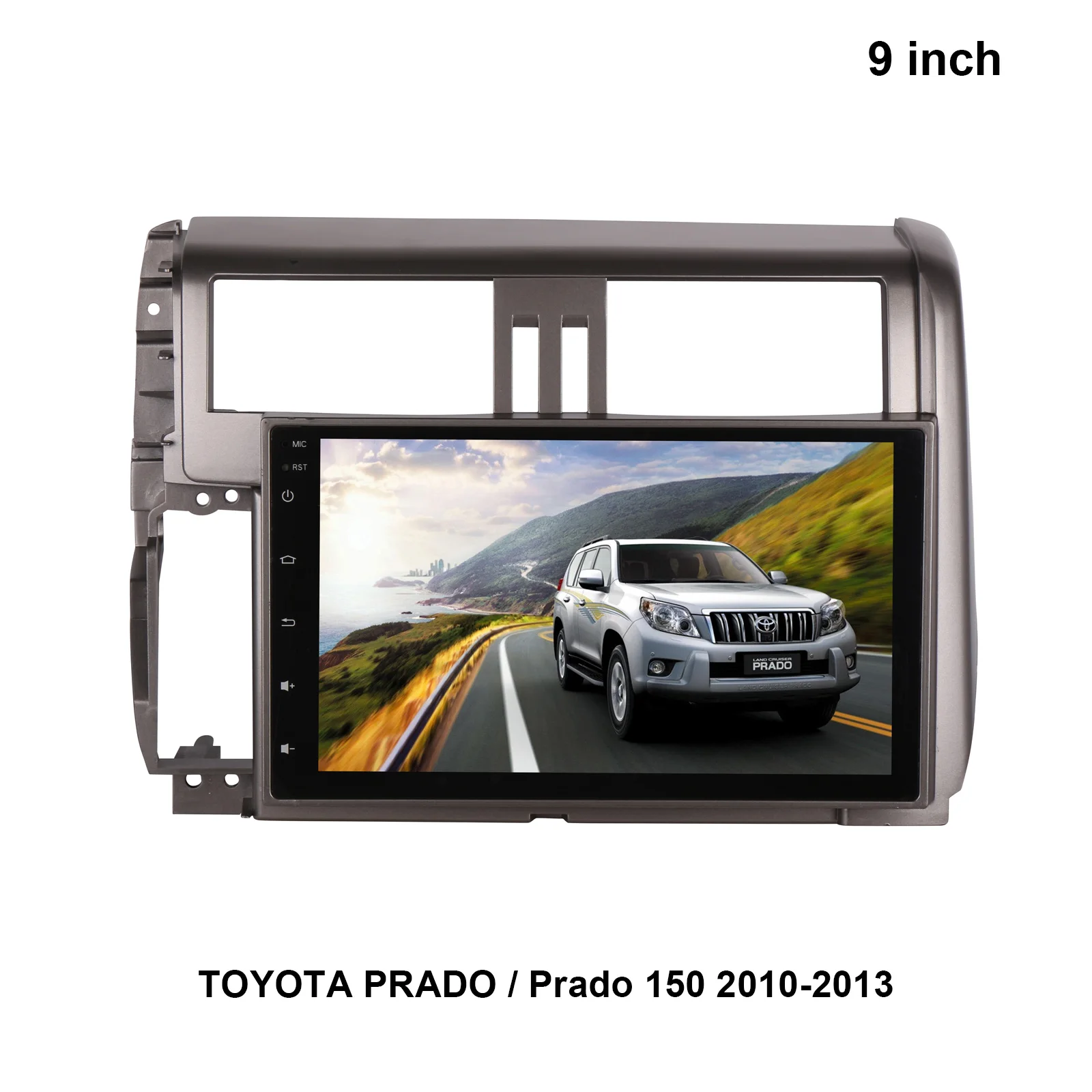 Android 9,0 автомобиль радио для Toyota Prado 150 2010 2011 2012 2013 радио Land Cruiser Prado, четыре ядра, 4 Гб автомобиля gps навигации