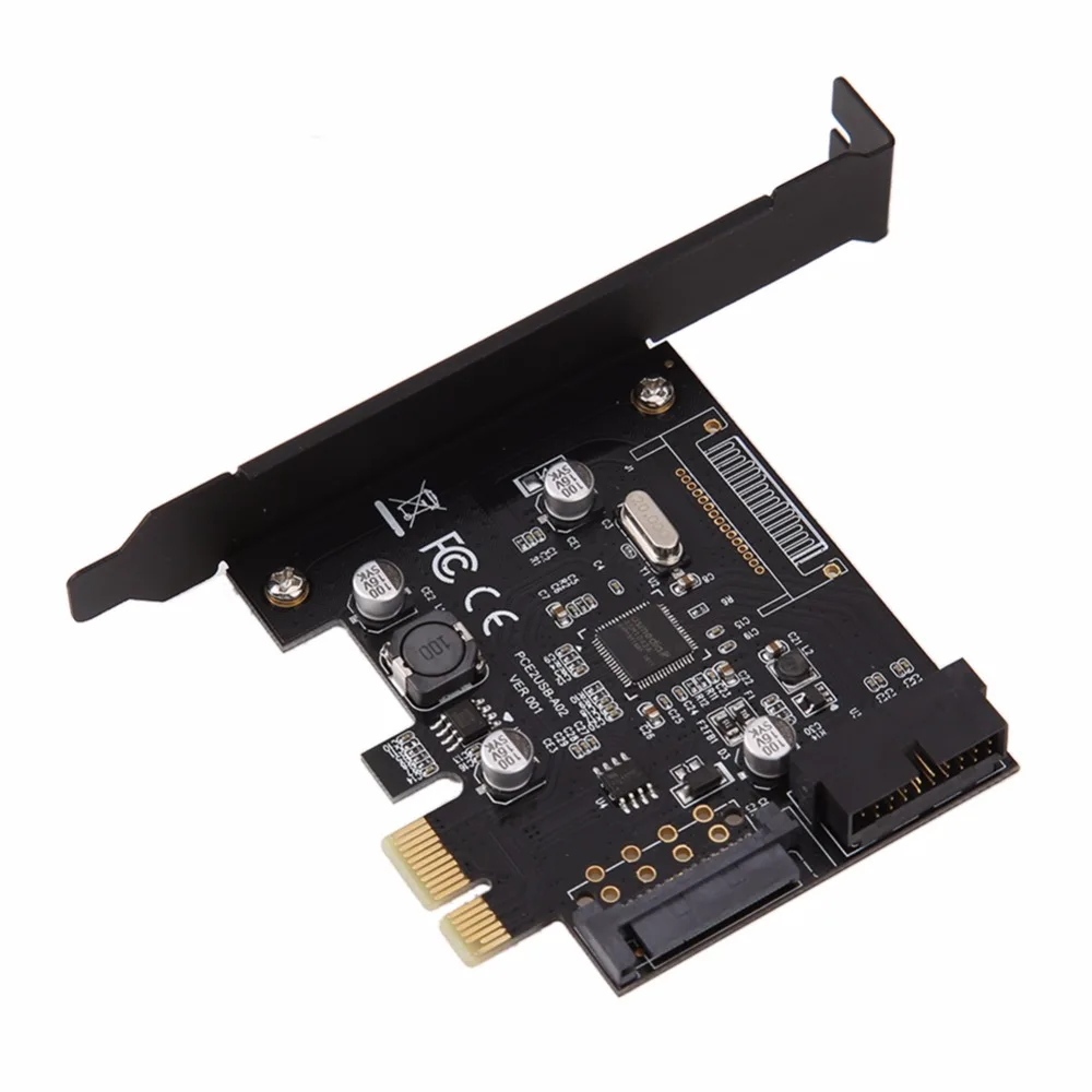 PCI E Express 19 контактный разъем USB 3 0 и 15 Контроллер Расширения питания SATA адаптер