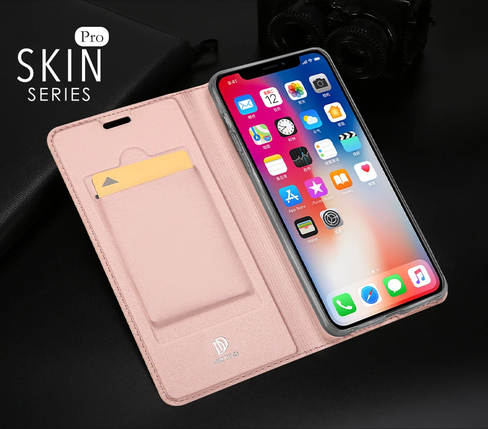 Кожаный чехол Dux Ducis для iPhone 6, 6 S, 7, 8 Plus, флип-книжка, кожаный чехол-кошелек для iPhone 11 Pro Max XS Max, XR X, чехол для телефона, capa
