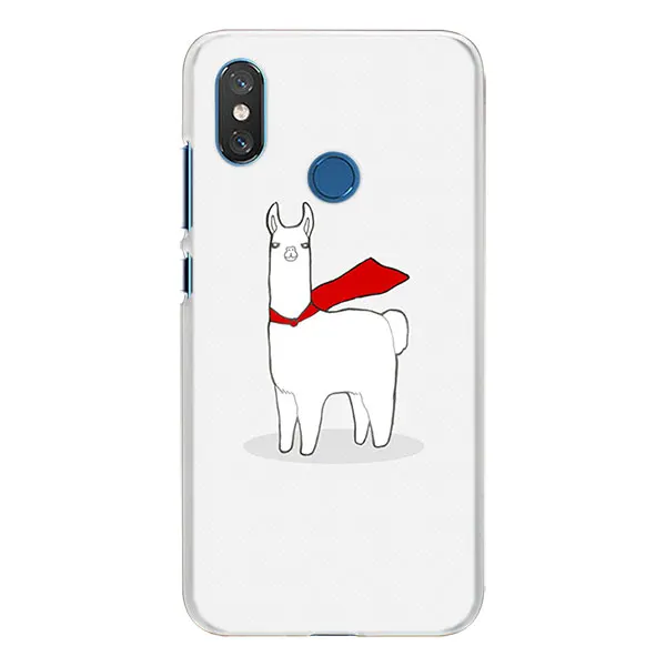 03 Милый Альпака ламы чехол для телефона для Xiaomi Redmi Note 4X5 6 Note 7 6A S2 mi A1 A2 8 Lite жесткий поликарбонатный чехол для телефона чехол - Цвет: 03
