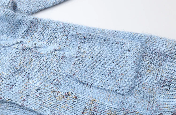 Женский вязаный кардиган с длинным рукавом LOGAMI повседневный длинный 2018| |