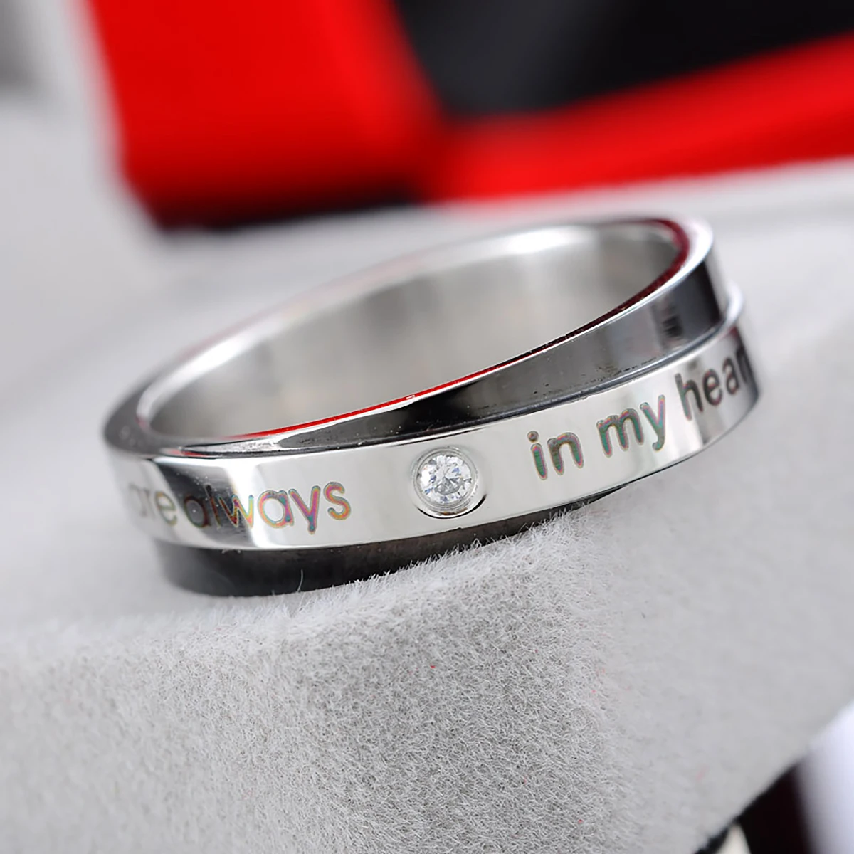 Stainless Steel Ring Couple Rings For Lover Women Jewelry Mens 2019 Trendy Simple Style Carved Silver | Украшения и аксессуары