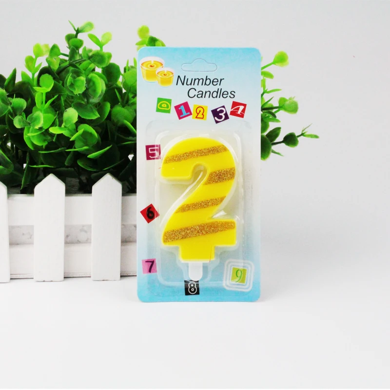 Новое поступление высокое качество 1 9 цифровые свечи для дня рождения креативные