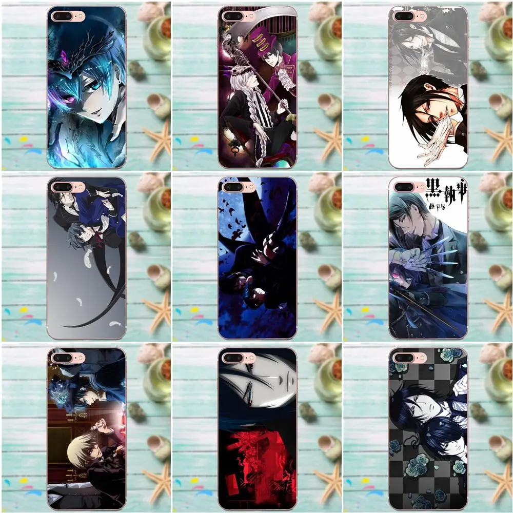 Мягкий чехол для Galaxy J1 J2 J3 J330 J4 J5 J6 J7 J730 J8 2015 2016 2017 2018 mini Pro The Black Butler Kuroshitsuji |