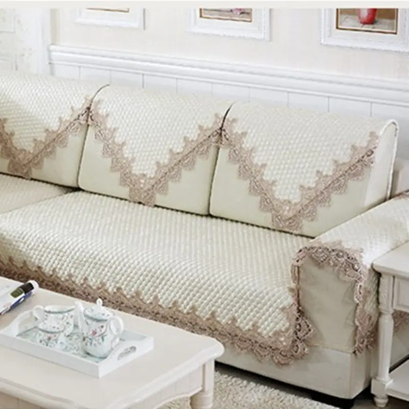 Диван подушка в Европейском стиле элегантный кружевной чехол для дивана