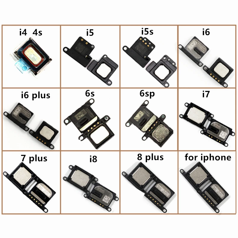Гарнитура колонки для iPhone 6 4S 5 5S 5c SE 6S 7 7Plus 8 8plus наушники Динамик Наушники динамик