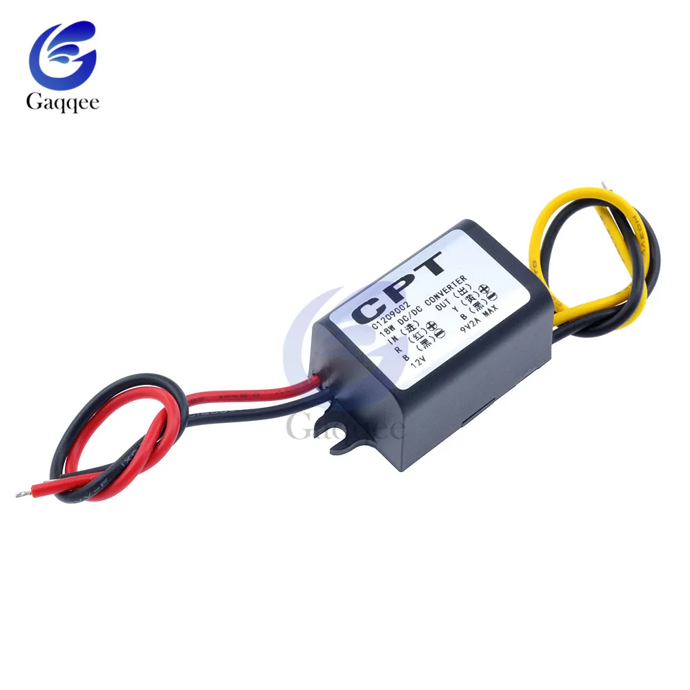 DC to Buck преобразователь Регулятор 12V Шаг вниз до 9V 2A 15W источник питания инвертор