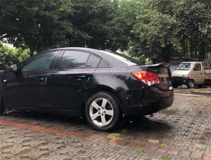 Используется для Chevrolet спойлер Cruze 2009 10 11 12 13 14 лет Глянцевая углеродное волокно/FRP старый Cruze заднее крыло R стиль аксессуары