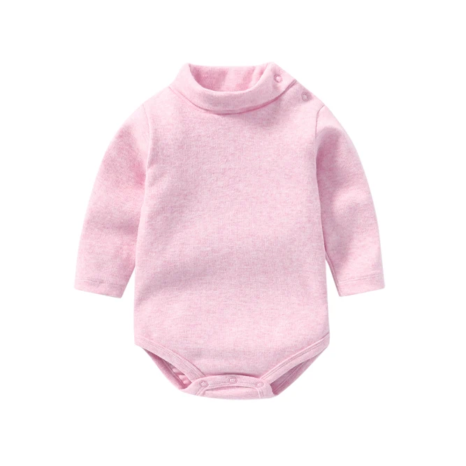 Pink Детские комбинезоны для маленьких мальчиков, зимняя одежда для новорожденных, комбинезон с длинными рукавами для маленьких девочек, комплект детской одежды, суперорганическая хлопковая ткань - Цвет: Pink