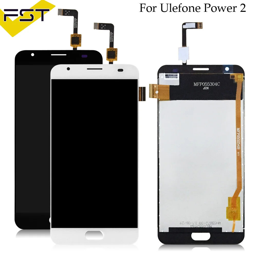 Черный/белый ЖК экран для Ulefone power 2 дисплей с сенсорным экраном дигитайзер стекло