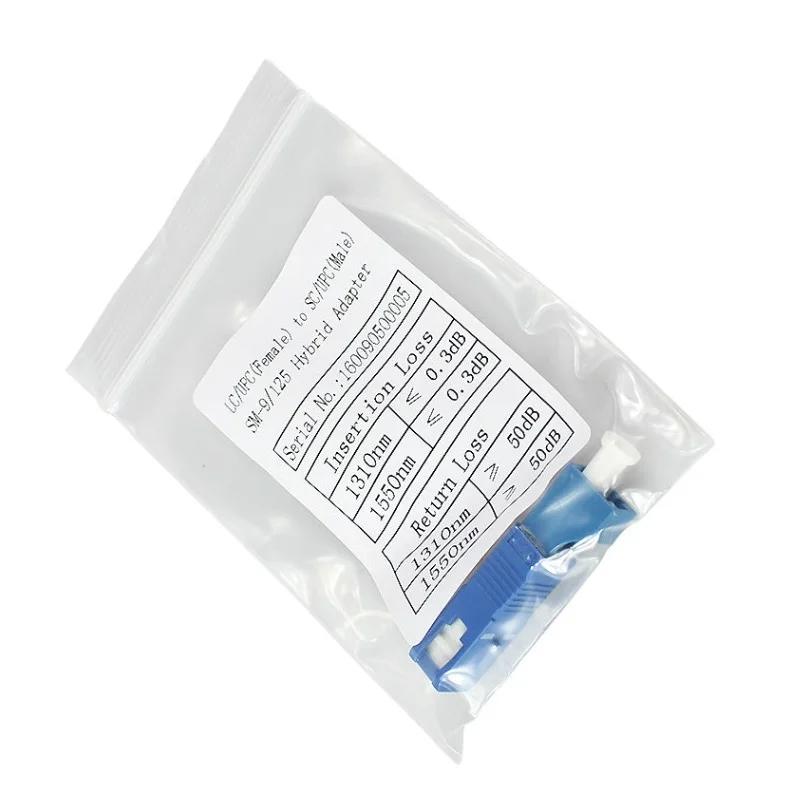 Адаптер для оптического волокна SC в LC 2 шт./лот Круглый Квадратный фланец