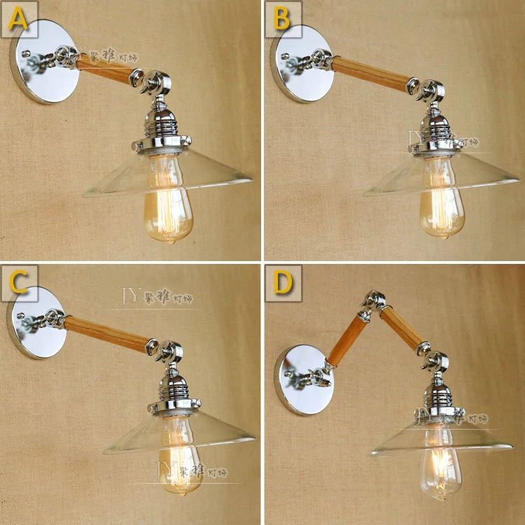 

long wall lamp corridor lights hallway lights lens headlight European contracted, wrought iron chrome color wall lamp