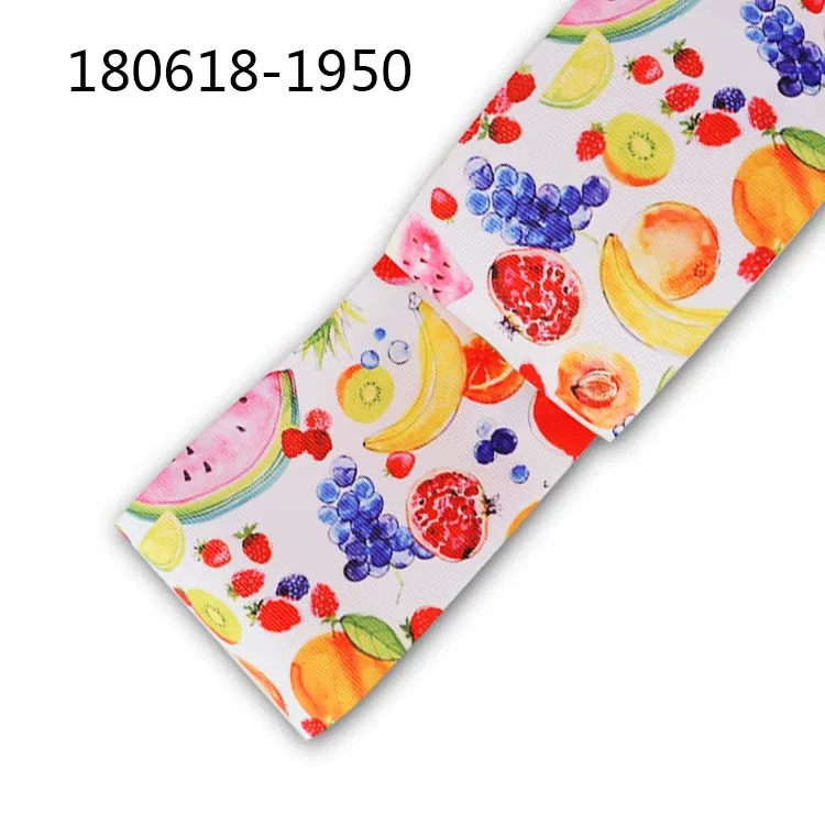 10 ярдов-разные размеры-лента с рисунком арбуза-летняя/корсажная лента принтом