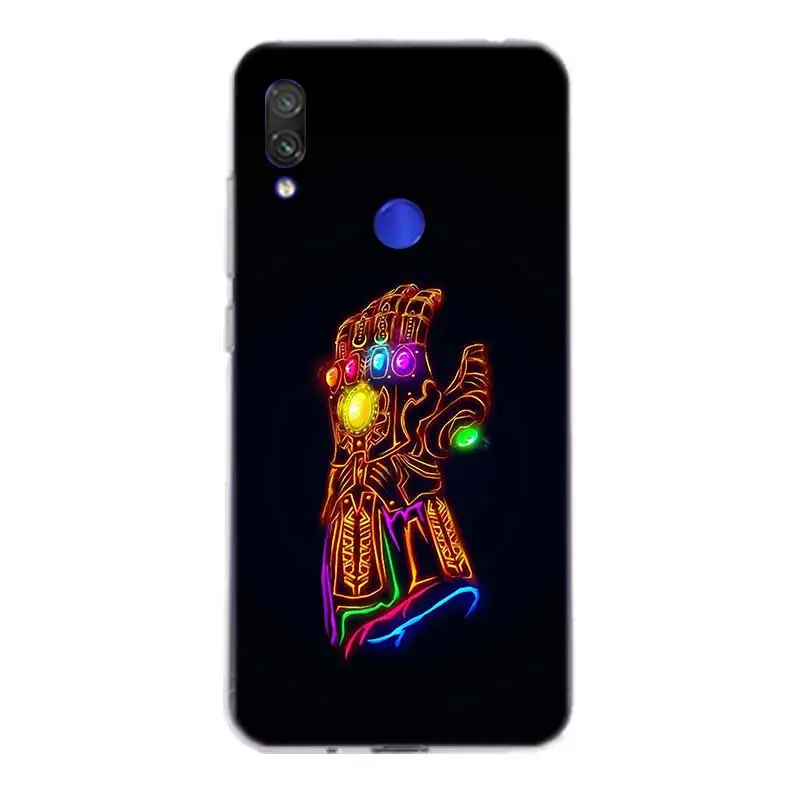 Infinity Gauntlet Thanos Silicone Case For Xiaomi Redmi Y3 S2 Y2 Note 7 6 5 Pro 4 4X 5A 6A Pocophone F1 Mi 8 A2 lite 9 A1 Cover |