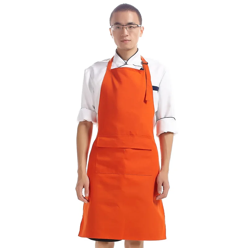 Семь лотоса мужской Холтер длинный отрезок Холст Фартук Ресторан кухня Рабочий