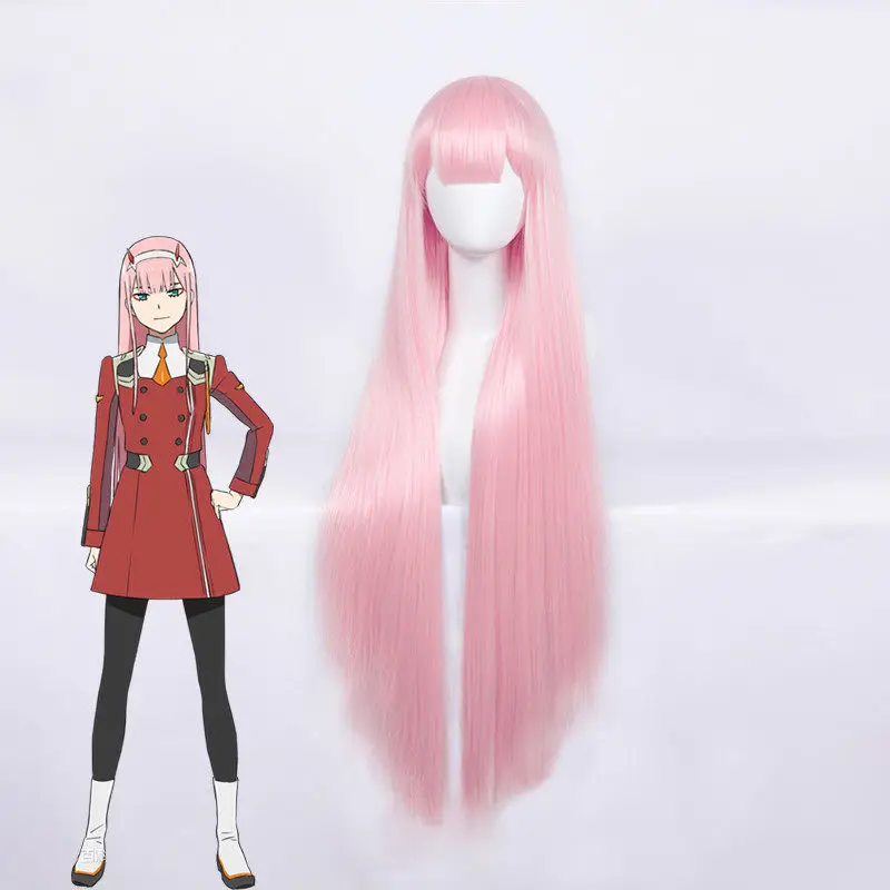 DARLING in the FRANXX ZERO TWO CODE 002 парик для косплея аксессуар костюма 100 см длинные прямые