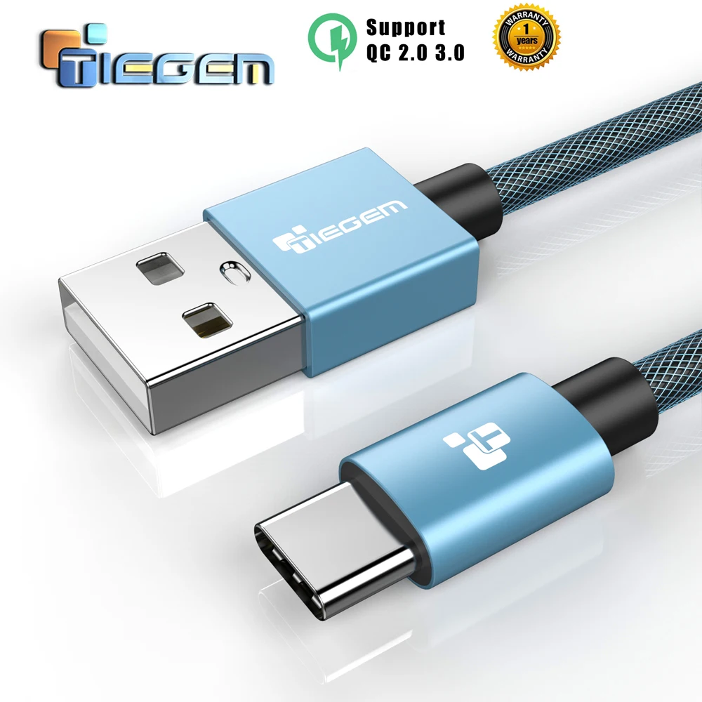 Фото Кабель USB Type C кабель быстрой зарядки TIEGEM Type-C 2A для LG G5 Mate9 Mi5 OnePlus 2 Nexus 5X 6P длиной 1 м 3 Кабель USB Type C кабель быстрой зарядки TIEGEM Type-C 2A для LG G5 Mate9 Mi5 OnePlus 2 Nexus 5X 6P длиной 1 м 3