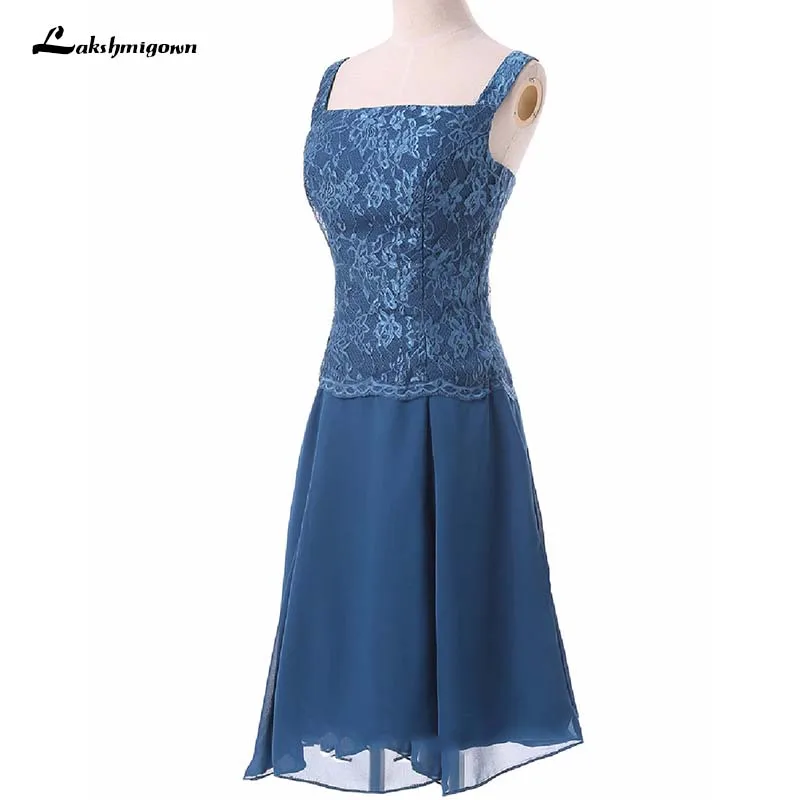 Lakshmigown/большие размеры, шифоновые платья до колена для матери невесты с курткой, вечерние платья для матери на свадьбу