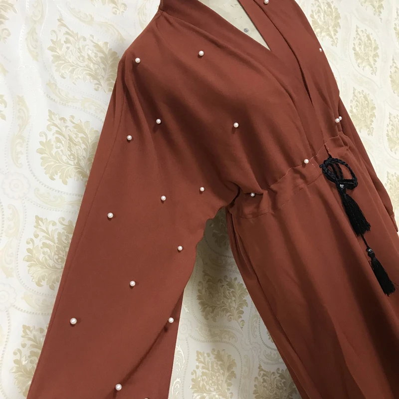 F8874 элегантный турецmah Турецкая абайа полная длина Jilbab Дубай женский мусульманский