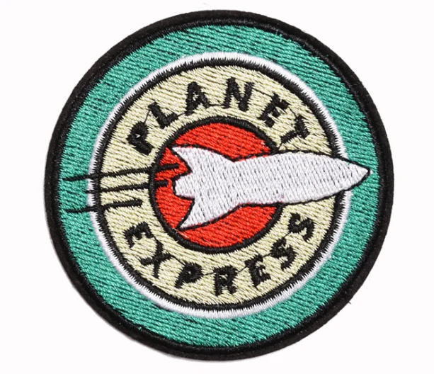 Futurama тканевые наклейки Philip J. Fry принт Planet Express тканевая паста для одежды вышитые