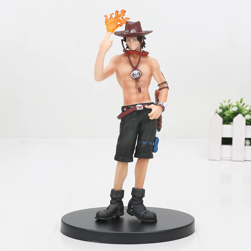 8 opp bag Аниме one piece Figure Ace Toy ZERO Portgas D Ace Battle Ver. one piece Luffy Brother Fist of Fire Ace PVC Figure Toys - Цвет: 8 opp bag
