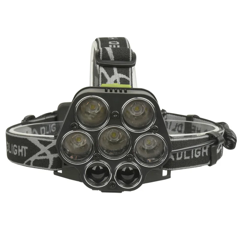 D Litwod Z202309A СВЕТОДИОДНАЯ головная лампа Alu-alloy корпус светодиодный налобный фонарь фара жесткий Головной фонарь для аккумулятора 18650 - Испускаемый цвет: D