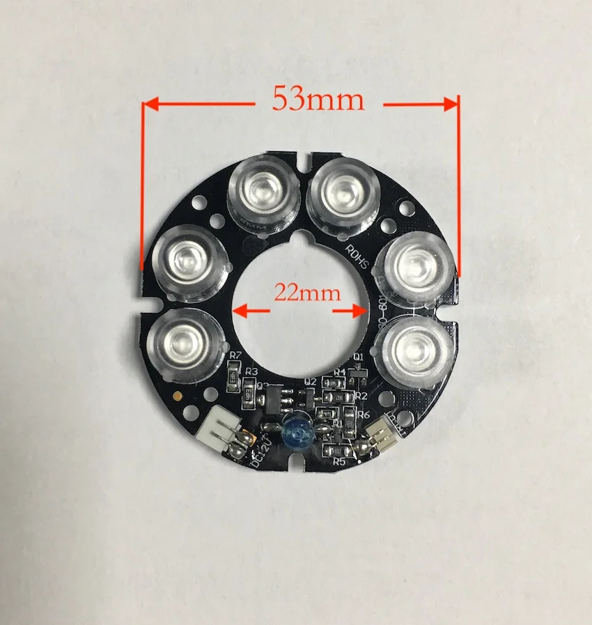 XZ электроники безопасности аксессуар 2835 SMD светодиодный инфракрасный 6x ИК доска