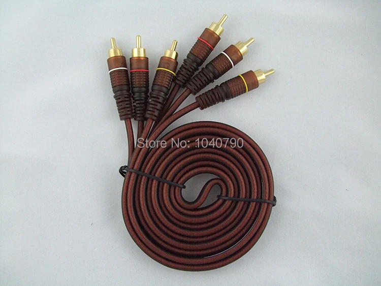 Позолоченный кабель для аудио и видео 3RCA Lotus line телеприставка 3 м 9 6 футов|3rca 3rca|audio