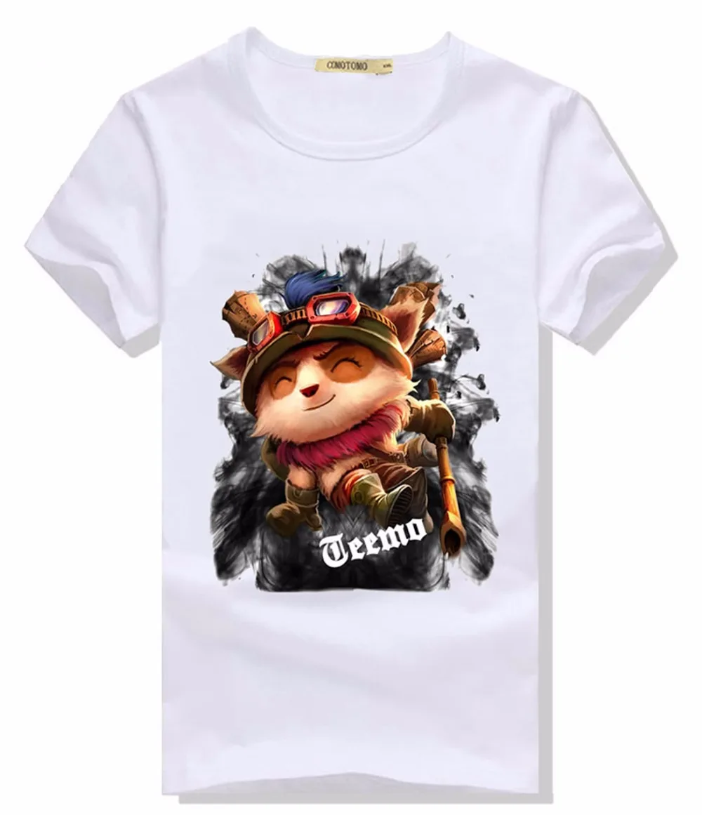 Мужская футболка с мультипликационным принтом крутая Lol модная летняя
