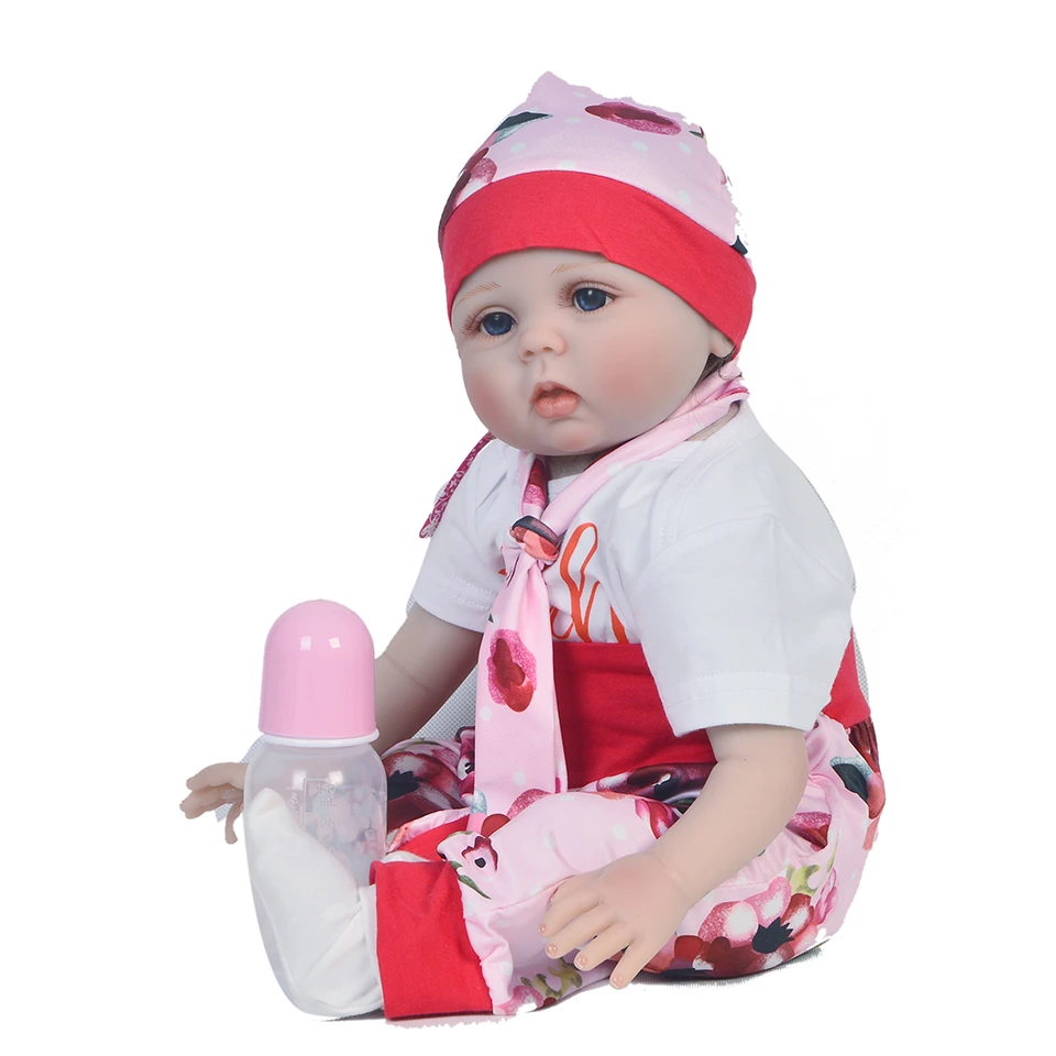 55 см Силиконовые Reborn куклы Baby живой реалистичный Boneca Bebe реалистичные настоящая