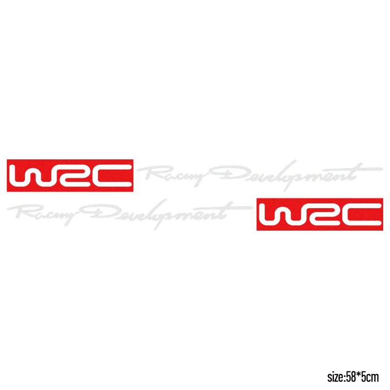 3 пары настраиваемых наклеек WRC для ралли наклейка Стайлинг автомобиля BMW Citroen VW