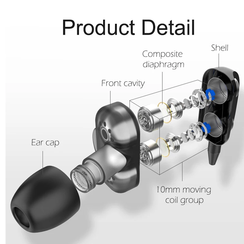 3 5 мм стерео наушники-вкладыши спортивные наушники для смартфона 1 2 м проводные с