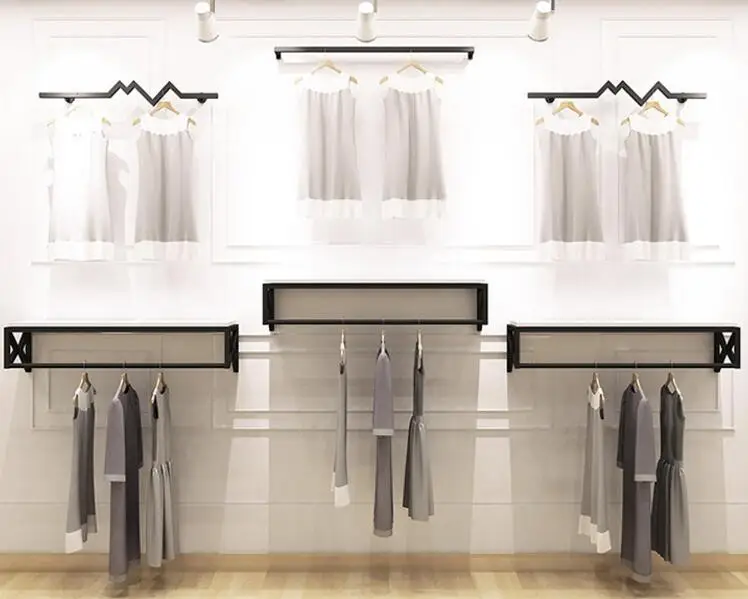 Витрина для магазина одежды полка мужчин и женщин висячая на стене напольная