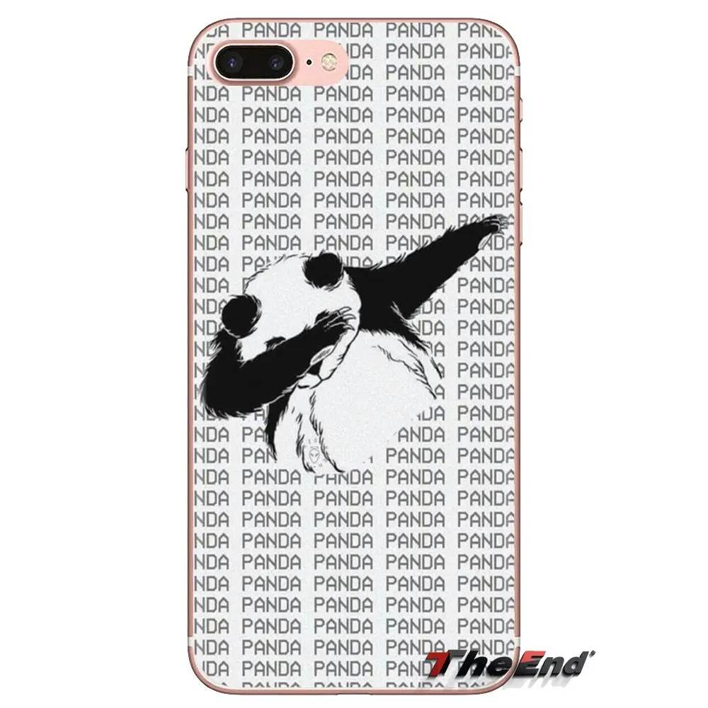 For LG Spirit Motorola Moto X4 E4 E5 G5 G5S G6 Z Z2 Z3 G2 G3 C Play Plus Mini Silicone Phone Case Covers Panda EM DAB Dance Star |