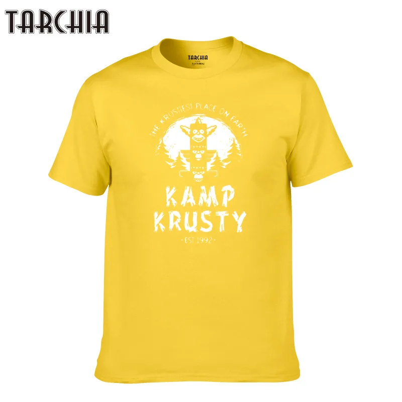 Летняя футболка TARCHIA Kamp Krusty Homme Повседневная Модная хлопковая плюс для мальчиков