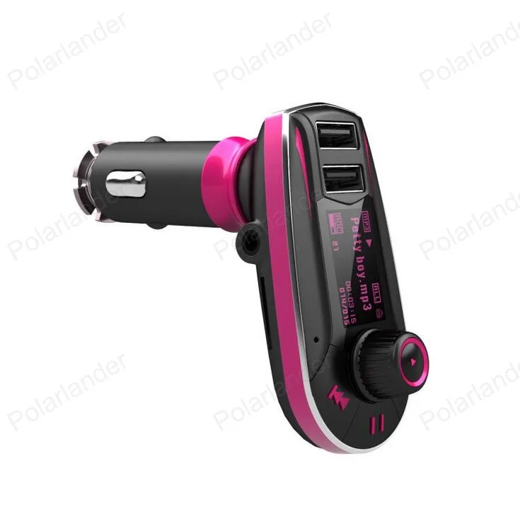 Автомобильный Bluetooth комплект с FM передатчиком и mp3 плеером 3 5 мм аудио AUX слоты для