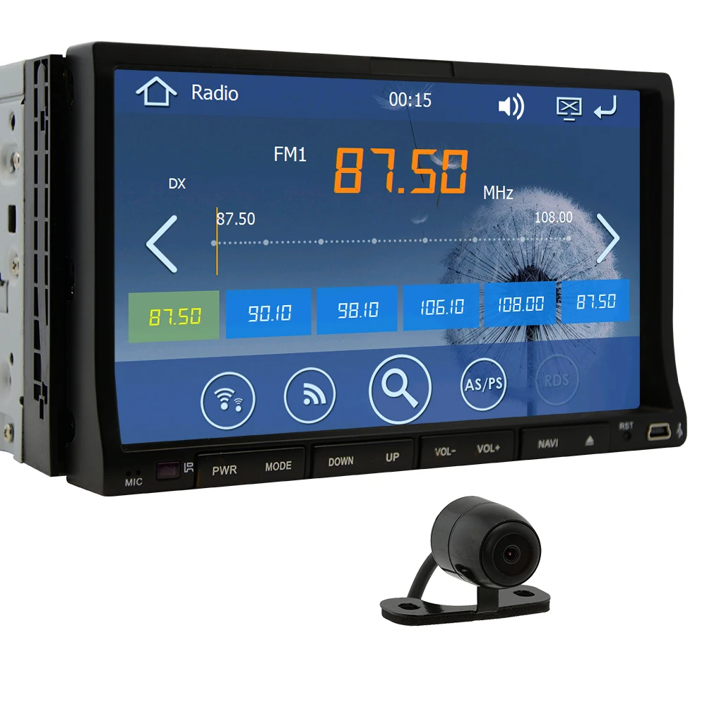 Радио USB 7 &quotсенсорный экран AMP MP4 Автомобильный GPS DVD эквалайзер IPOD RDS BT Авторадио