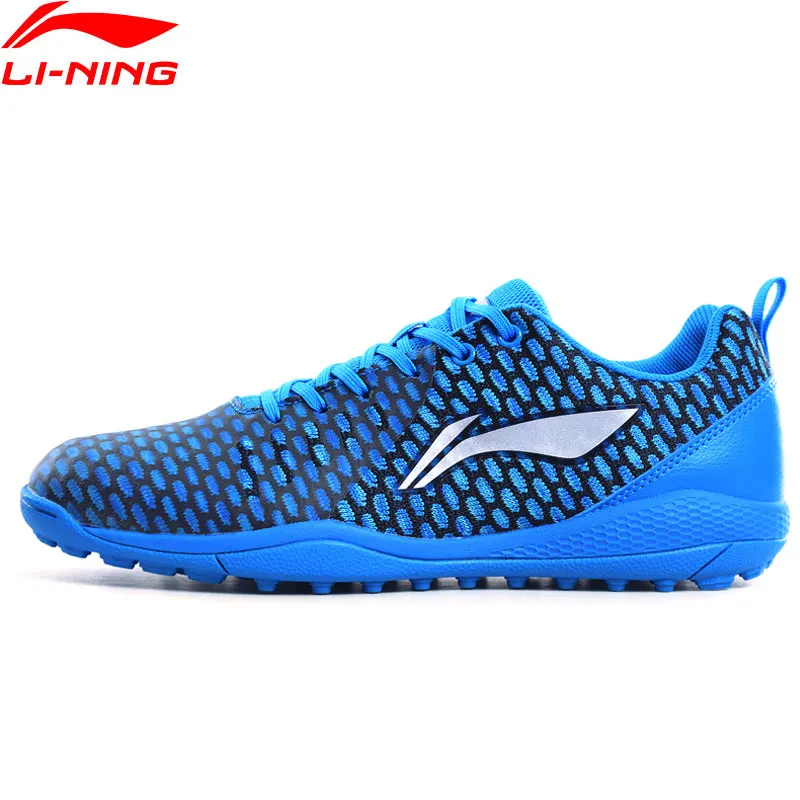 Li-Ning/мужские футбольные бутсы для тренировки ногтей TF, противоскользящие, износостойкие, AG подкладка, спортивная обувь, удобные кроссовки ASTM025 YXZ091
