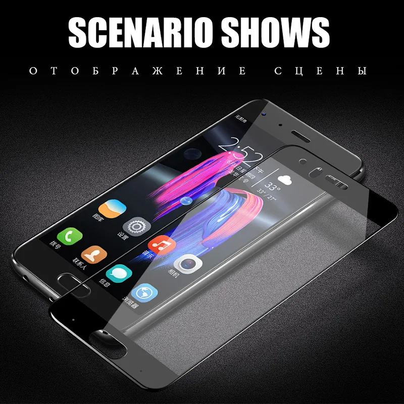 WZH 3D закаленное стекло для Huawei Honor 9 Lite V10 Полное покрытие экрана защитное V9 |
