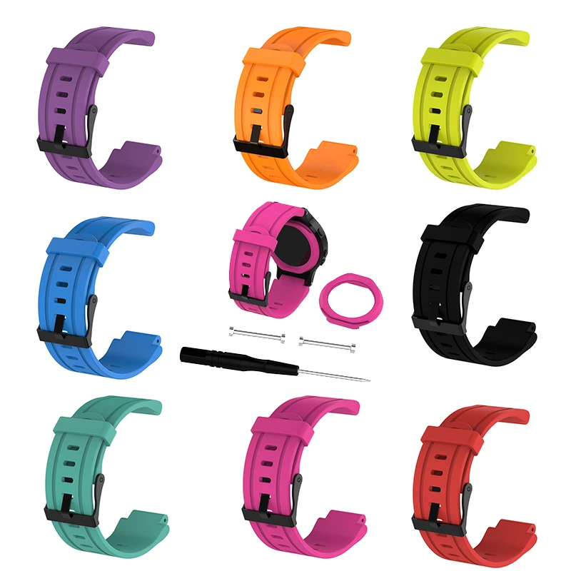 Смарт часы сменный Браслет для Garmin Forerunner 225 силиконовый резиновый ремешок для часов