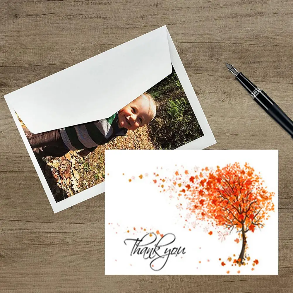 48 шт. Золотая тема благодарим вас и Золотой Урожай карта наилучшие пожелания