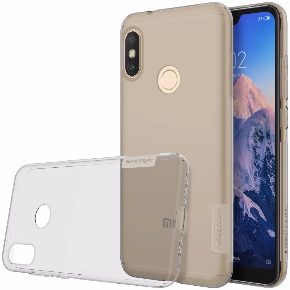Case For xiaomi redmi 6 pro / Mi A2 Lite NILLKIN Nature TPU Transparent Soft Back Cover MiA2 Silicon case | Мобильные телефоны и