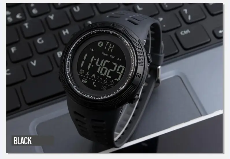 Модные мужские Смарт Bluetooth спортивные часы Chrono калории шагомер часы для Apple IOS Android цифровые наручные часы Relogios