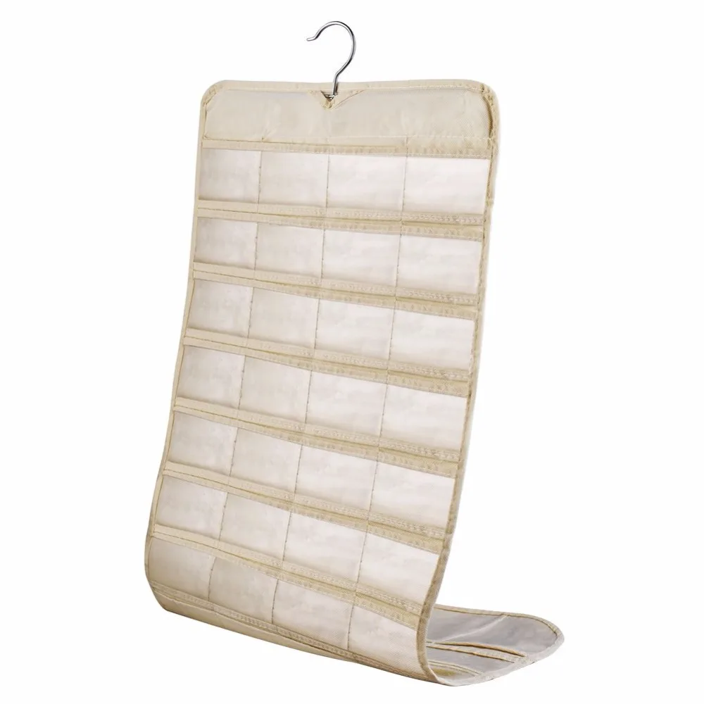 Подвесной органайзер для ювелирных изделий 80 карманов домашний настенный