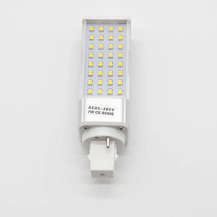 Дешевые G24 Светодиодная Лампа Bombillas 7 Вт 9 12 SMD2835 Spotlight 180 Градусов AC85 265V LED