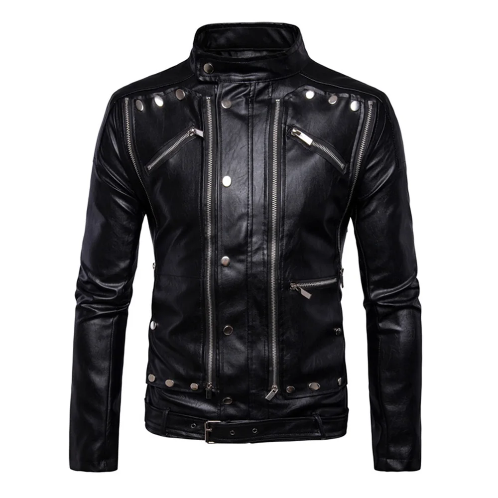 Мужская мотоциклетная куртка Herobiker повседневная из искусственной кожи в стиле