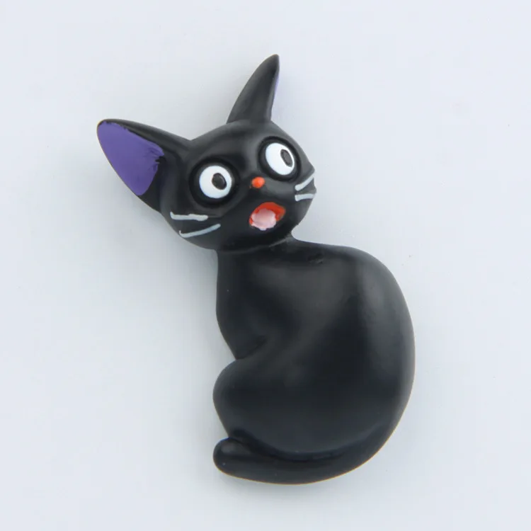 (3 pieces / lot)Miyazaki Anime [Witch Home Delivery] black cat creative three-dimensional refrigerator | Дом и сад